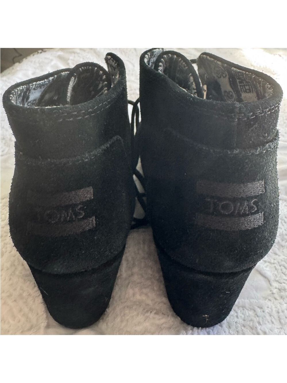 Toms Black Ankle Boots View 3